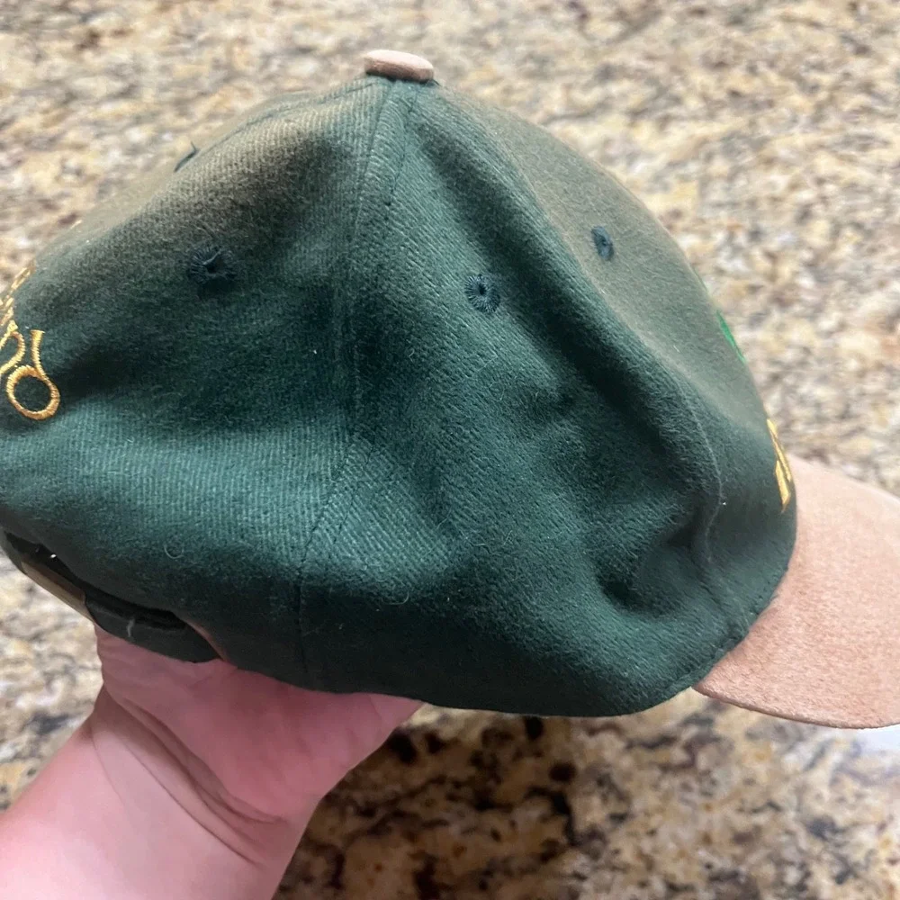 All Craft Dublin Ireland Shamrock Baseball Cap Green Tan Adjustable Hat Hat